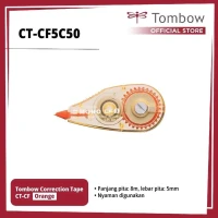 Tip Ex Kertas / Correction Tape Tombow CT-CF5C 50 MONO 5mm x 8mm Transparant Orange